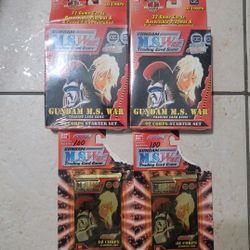 Gundam M.S. War Trading Card Game Oz Corps Starter Set Sealed Box
