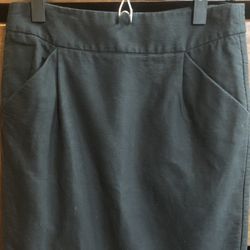 Classic, Black Pencil Skirt with Pockets from JCrew (size 2)