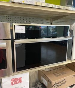 Built In Microwave 27 inch wide stainless steel