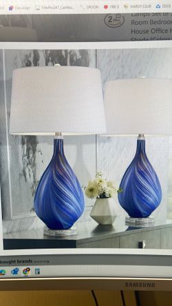 Blue Possini Euro Design 29” End Table Lamp (1) - Brand New