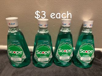 Crest scope mouthwash