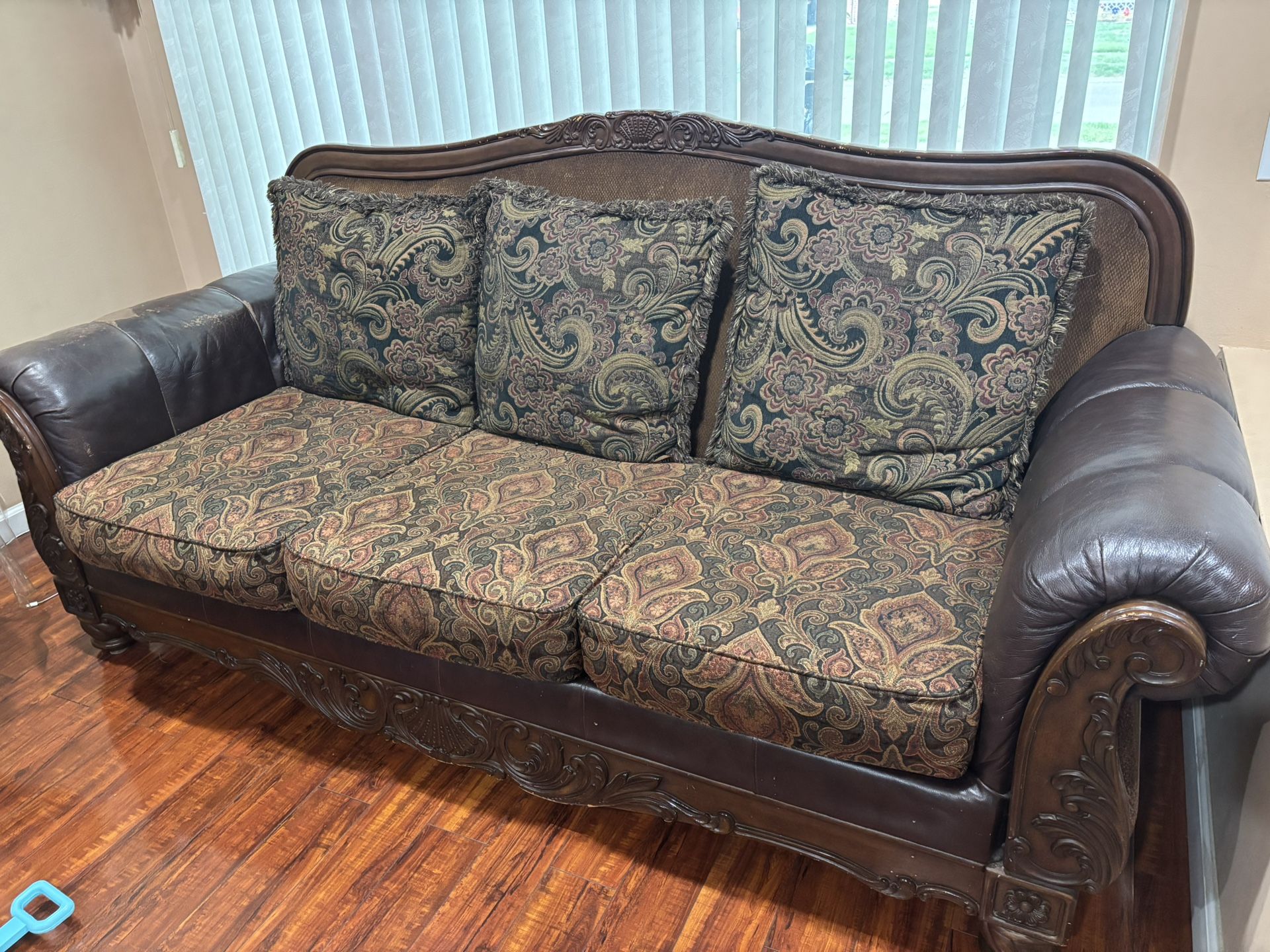2 Large Six Foot Sofas