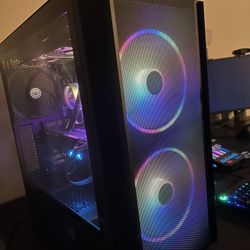 High FPS Gaming/ Streaming PC with Keyboard.