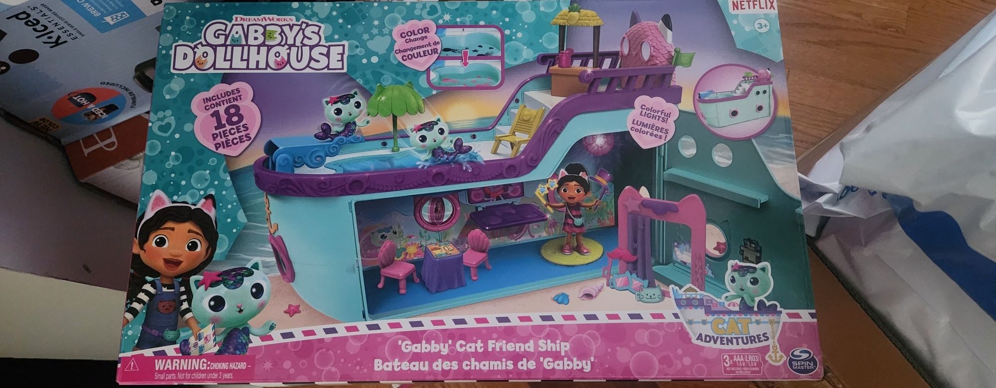 Gabby's Dollhouse Cat Friendship Cruise Ship