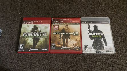 Call of Duty MW trilogy for ps3
