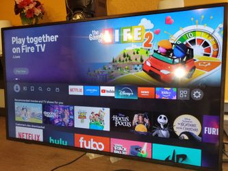 55" Amazon fire smart tv 4k great condition. Great quality pic no scratch come with free mount
