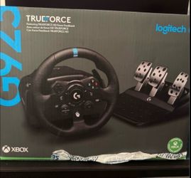 Logitech - G923 Racing Wheel and Pedals for Xbox Series XIS, Xbox One and PC - Black