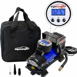 EPAuto 12V DC Portable Air Compressor Pump, Digital Tire Inflator