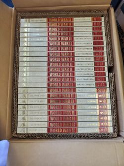 Vintage Illustrated World War II Encyclopedia Set