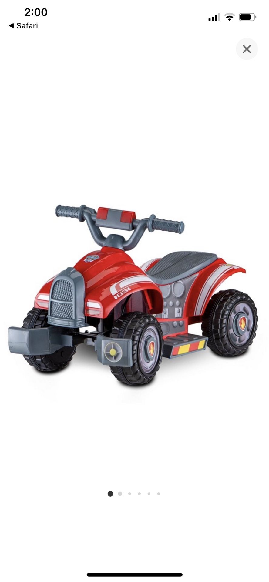 Paw Patrol 4 Wheeler