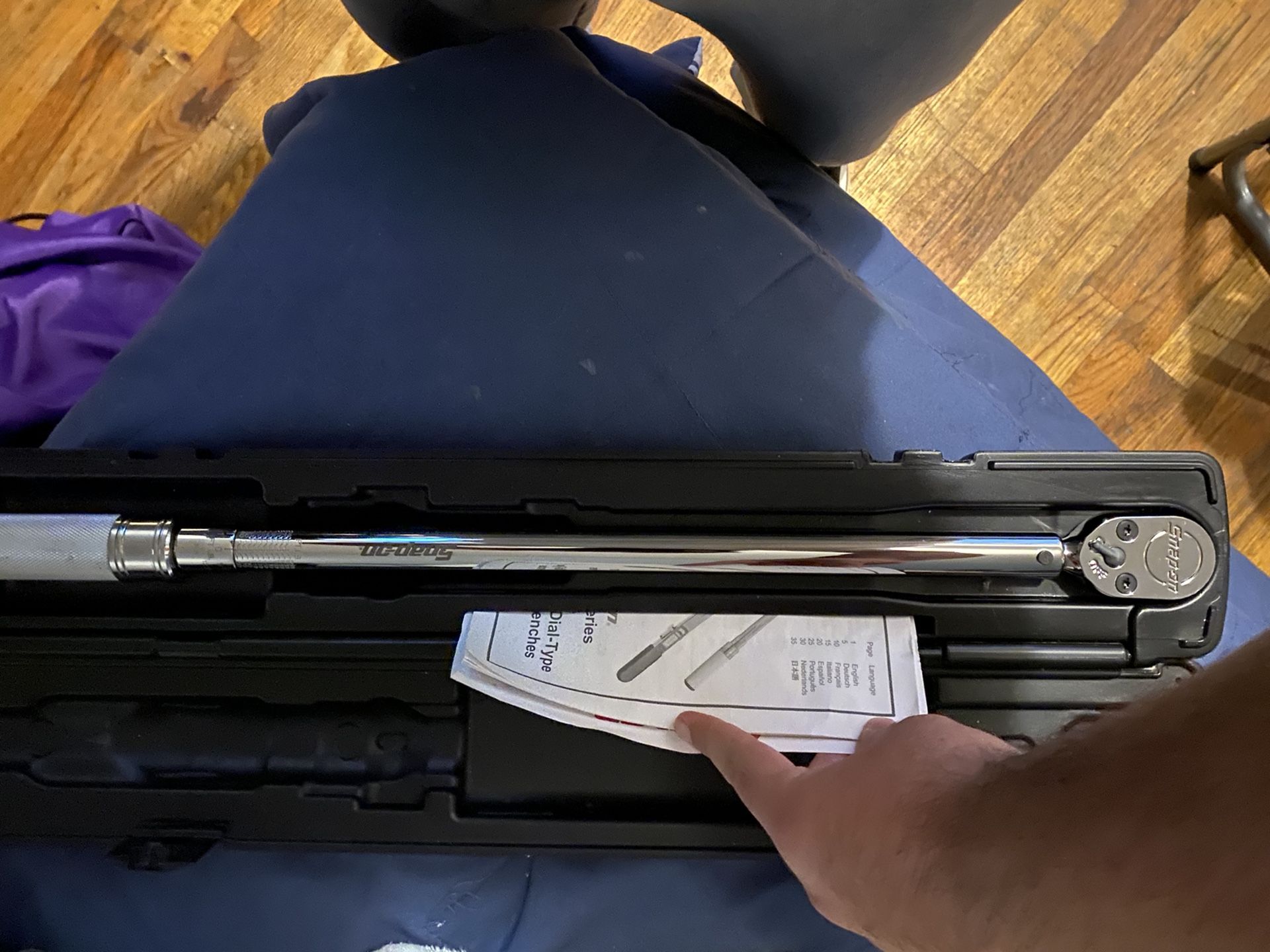 Snap On Torque Wrench 1/2 In Drive 50-250 ft.lbs