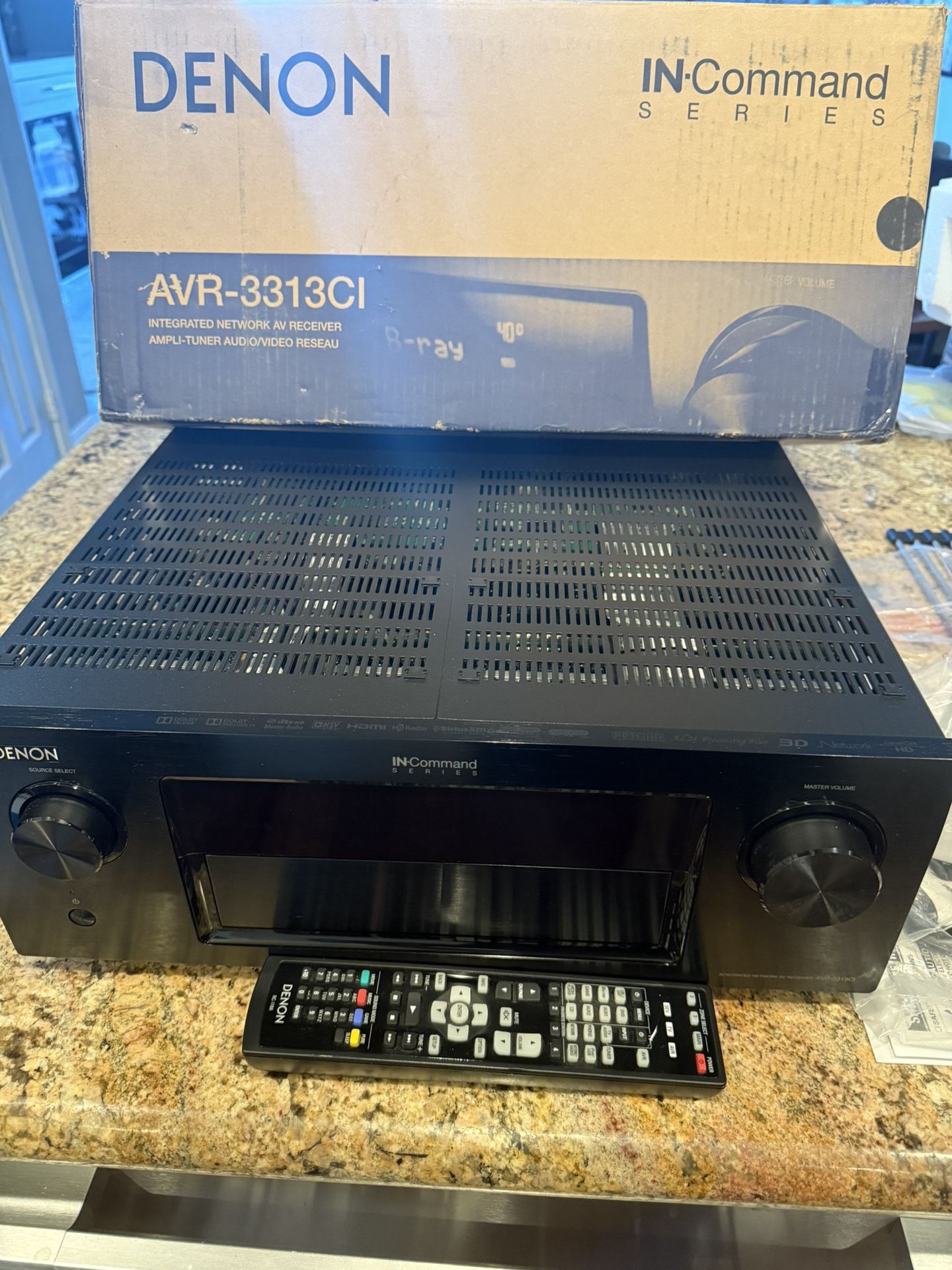 Denon AVR-3313CI 7.2 Channel network Home Theater Receiver