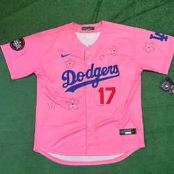 Los Angeles Dodgers Shohei Ohtani Pink Jersey