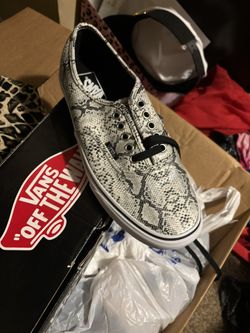 Snake Print Vans Shoes 