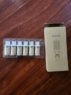 G9 LED Bulbs Dimmable 6W (60W Halogen Bulb Equivalent), Warm White

