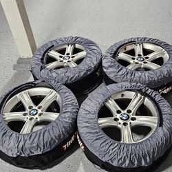 Bmw Rims With Bridgeston New Tires Size 225/50R17