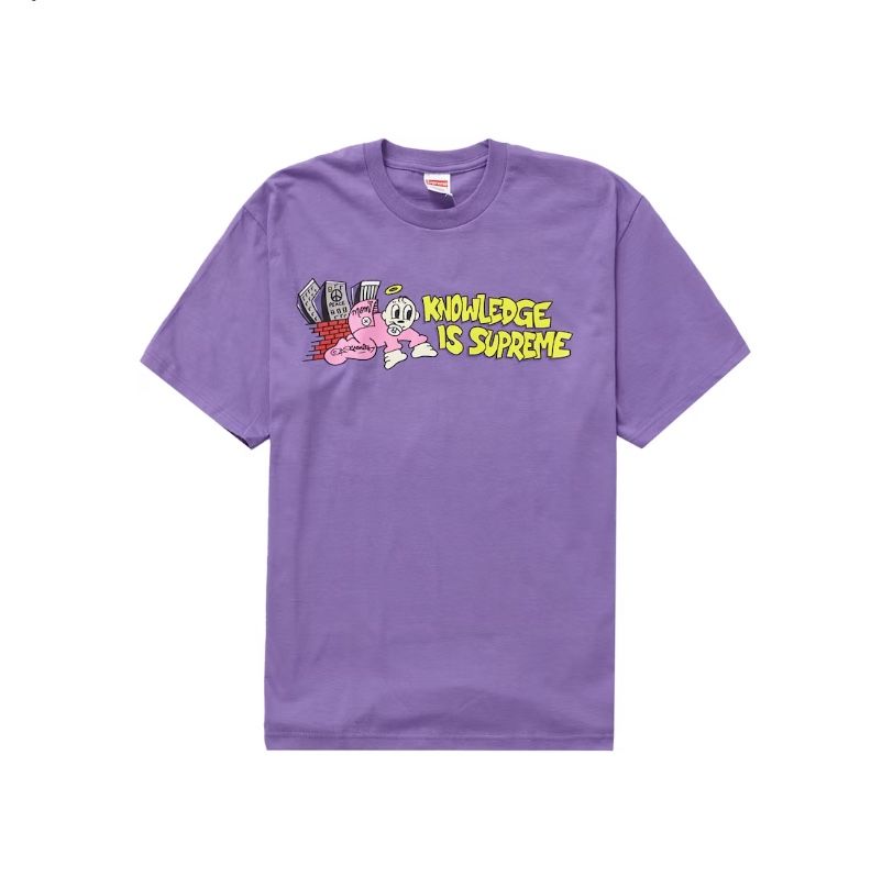 Supreme Knowledge Tee ‘purple’