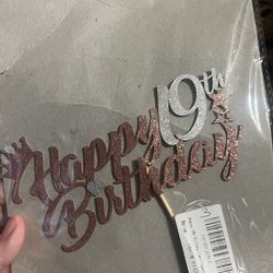 Happy 19th Birthday - Birthday Supplies
