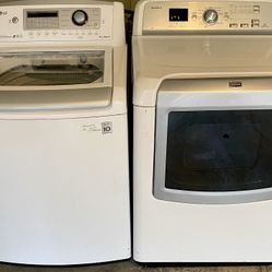 LG Washer And Maytag Dryer Set