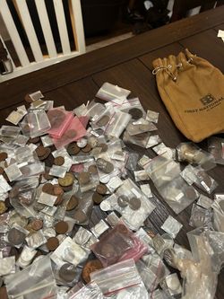 Antique coin collection
