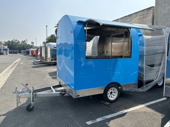77 in Food Vending Trailer Mobile Concession Both windows FT41