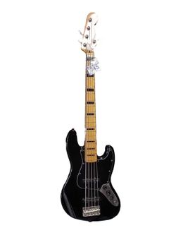 Squire Jazz Bass Black Electric Bass Guitar
