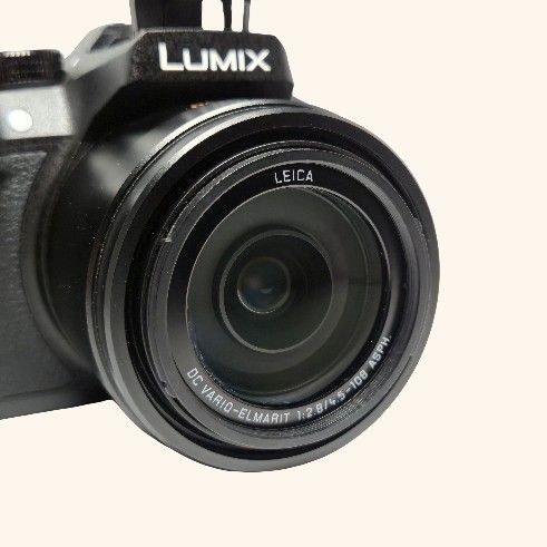 Panasonic Lumix FZ300 + Battery, 128GB SD Card & New Leather Strap