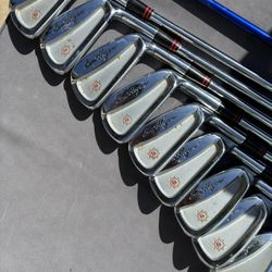 Full Set Ben Hogan Irons, Callaway Driver, Titleist Fairway