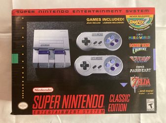 BRAND NEW! SNES Mini Classic Video  Game System  with 21 Games