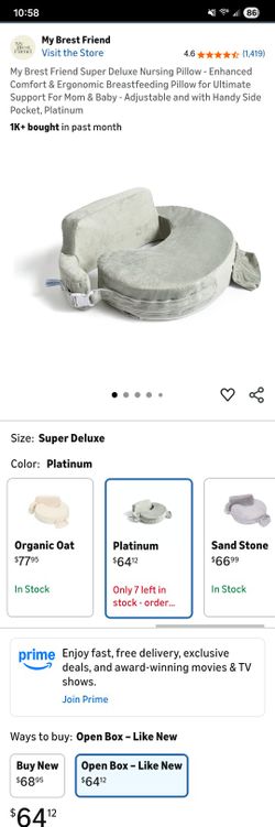 My Brest Friend Super Deluxe Nursing Pillow/ Almohada de lactancia