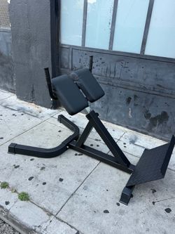 Hip extension/back extension machine