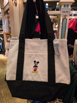 Disneyland Resort Mickey Mouse Canvas Tote Bag
