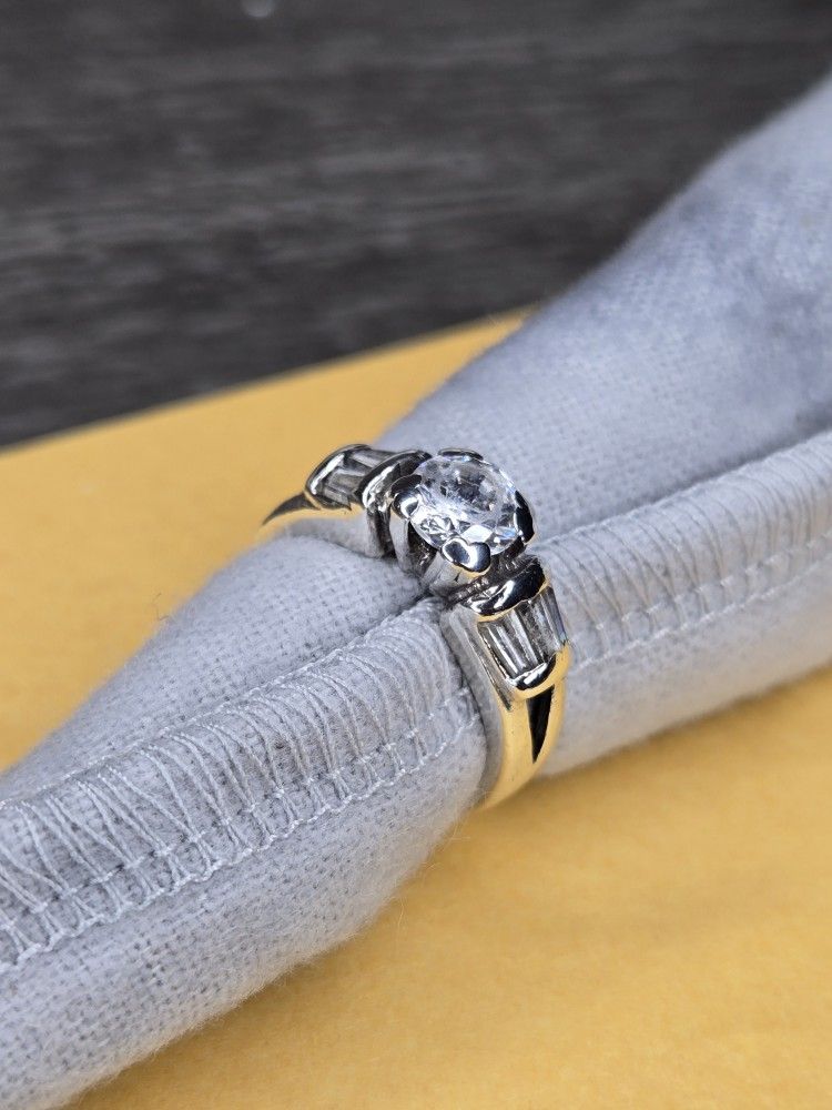 Sterling silver Cubic Zirconia Ring