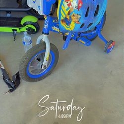 Paw Patrol Toddler Bike with Helmet