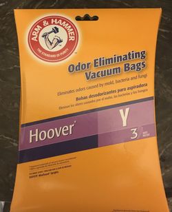 Replacement Part For Hoover Type Y Arm & Hammer Paper Bags, 6/Pk