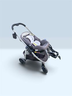 All in One Baby Stroller and Car Seat + base and bassinet