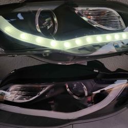 06-08 Audi A4 LED Projector Headlights Luces Calaveras Micas Faros Focos Faroles Headlamps 