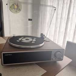 QLEARSOUL One-Q All in One Vinyl Record Player W/ Bluetooth