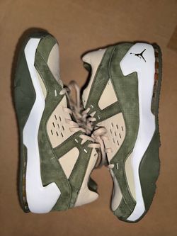 Air Jordan Low-Top Sneakers Olive Green