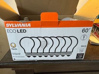 7 Sylvania ECO LED 60 Watt Lightbulbs