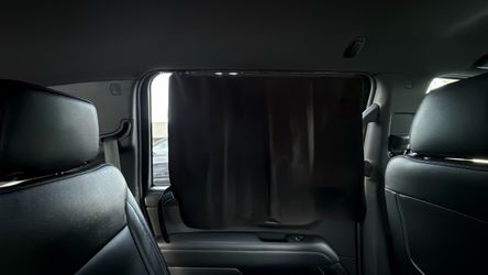 Car Window Privacy Curtains with Rails – Blackout Sunshade