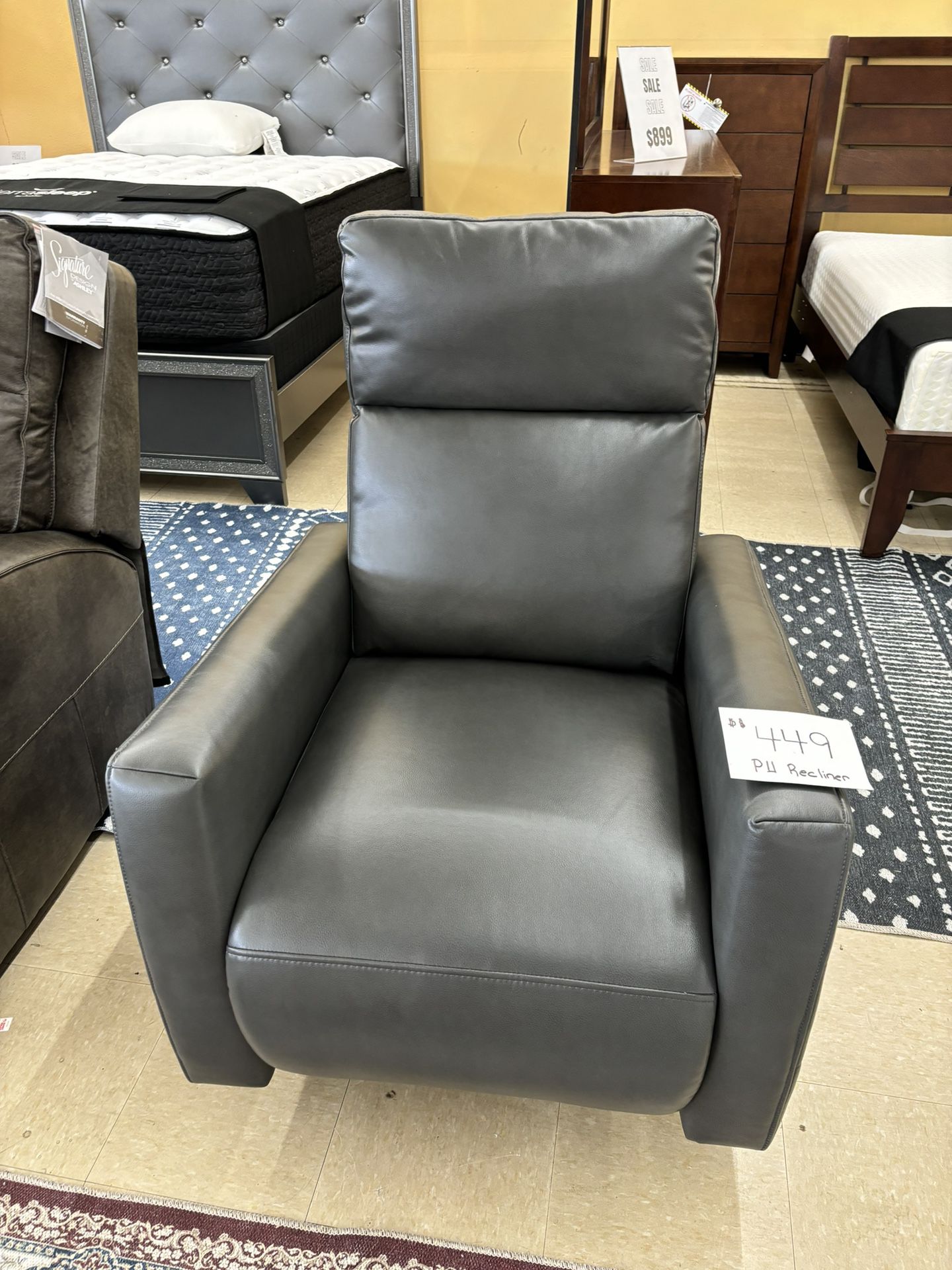 Geniune Leather Recliner Chair 