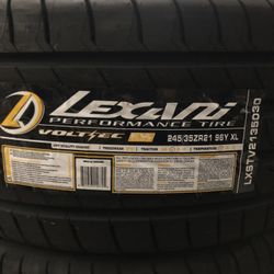 Brand New Tires (1) Lexani Voltec (96 Y) (245/35ZR21XL) (Single) ($149) (EV Tire)