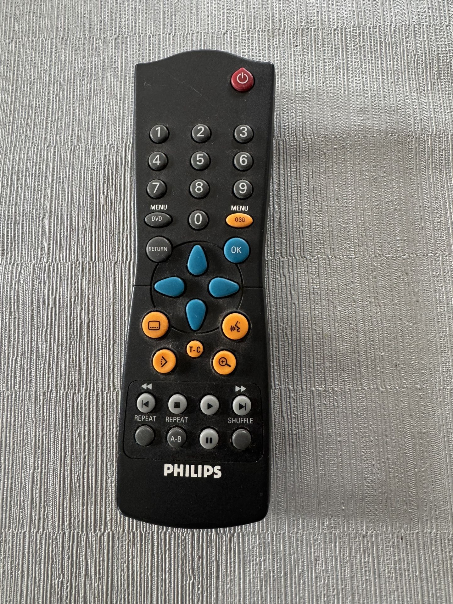 Philips RC283201/01 Remote Control for CF3272 DV711 DVD711 DVD711/172
