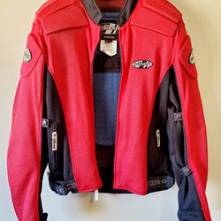 Joe Rocket Padded Motorcycle Riding Jacket  In Great Condition