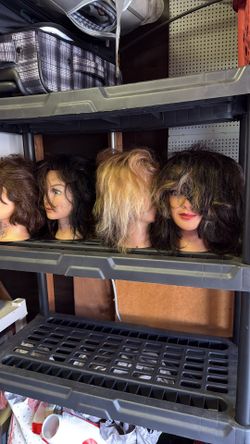 8 Real 1 Synthetic Cosmology Real Hair Doll Heads