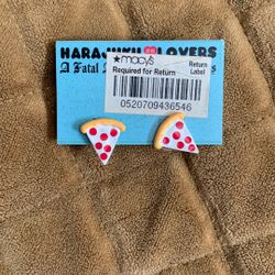 Harajuku Lovers Pizza Earrings 