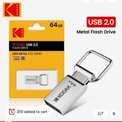 KODAK K112 Super Mini Metal USB Flash Drive 64GB  USB2.0