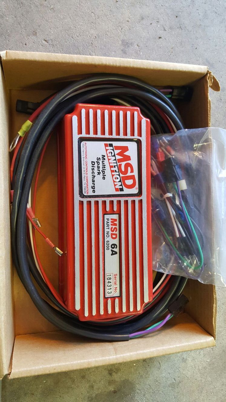 New Msd 6a Ignition control #6200 complete