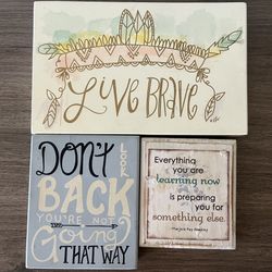 Inspirational Wall Plaques